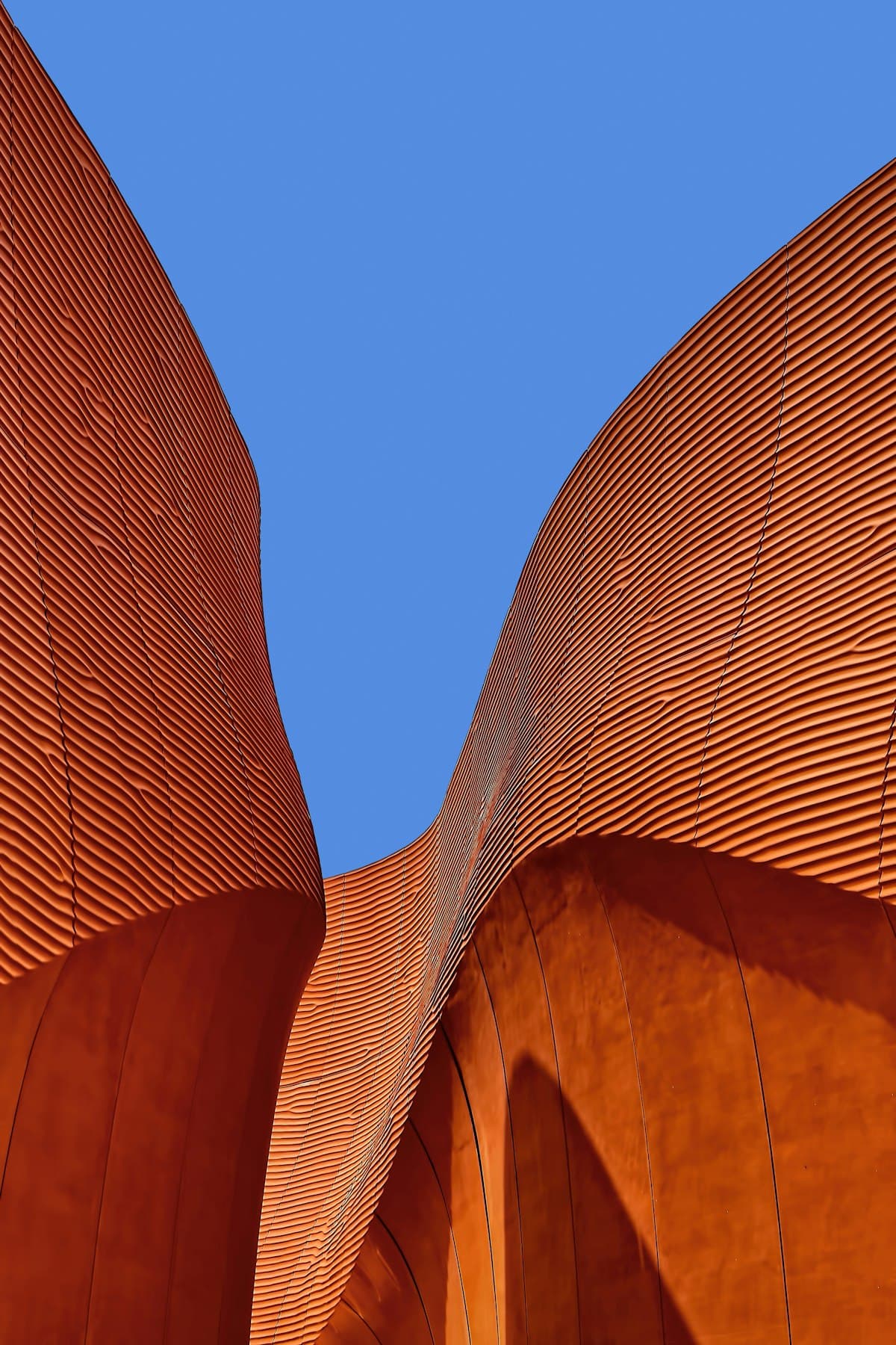 Architectural skyscraper towers and reflective surfaces
